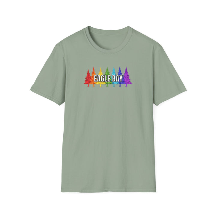 Eagle Bay Unisex T-Shirt - Rainbow Trees