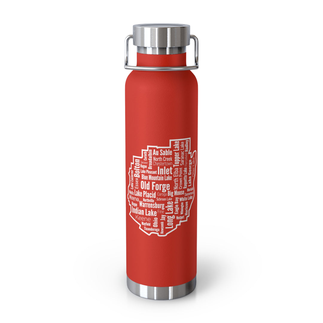 Adirondack Towns Copper-Lined Water Bottle