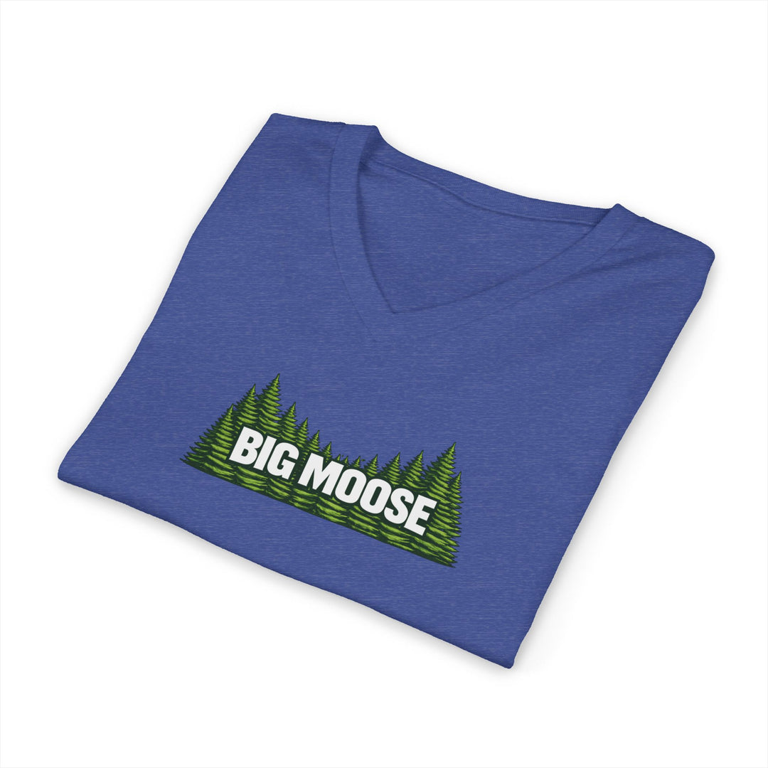 Big Moose Trees Unisex V-Neck Tee