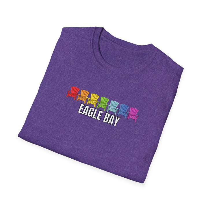 Eagle Bay Unisex T-Shirt - Rainbow Chairs