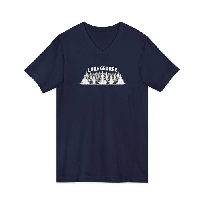 Lake George Unisex V-Neck - Trees