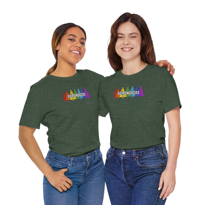Adirondacks Rainbow Trees Unisex T-Shirt