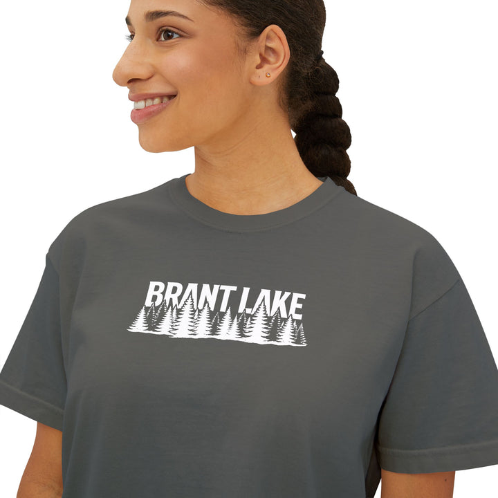 Brant Lake Women's Box Tee - Trees