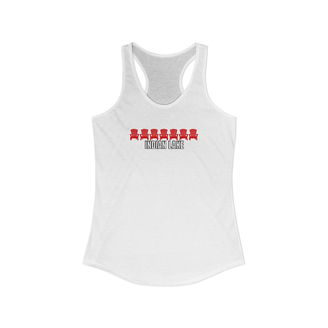 Indian Lake Ladies Racerback - ADK Chairs