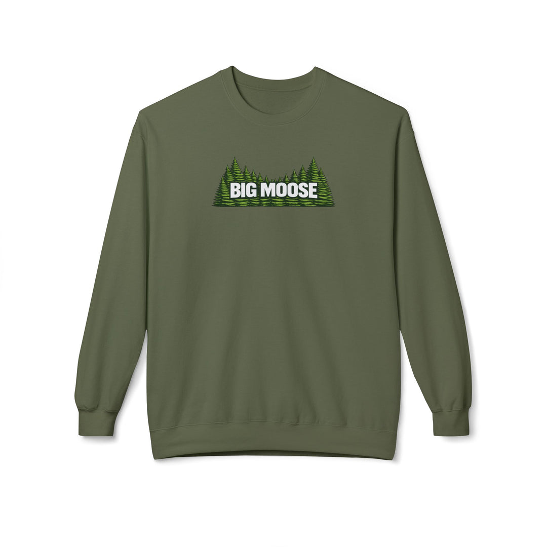 Big Moose Trees Sweatshirts