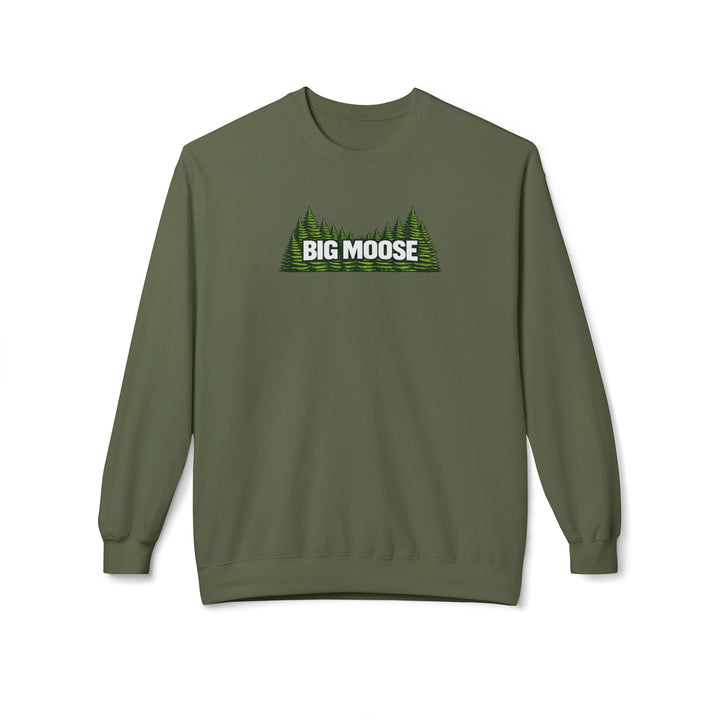 Big Moose Trees Sweatshirts