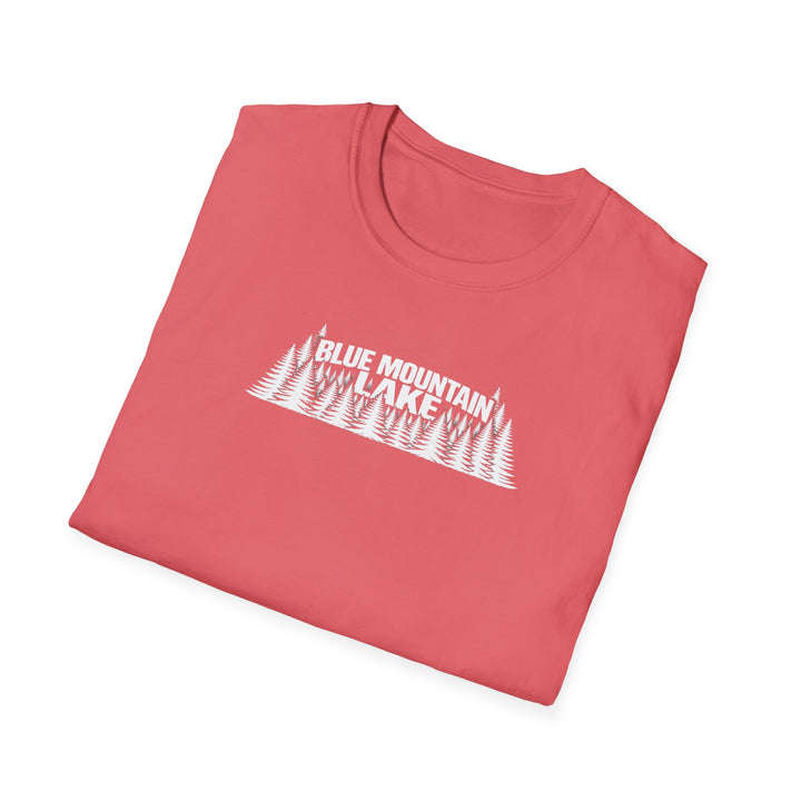 Blue Mountain Lake Trees Unisex T-Shirt