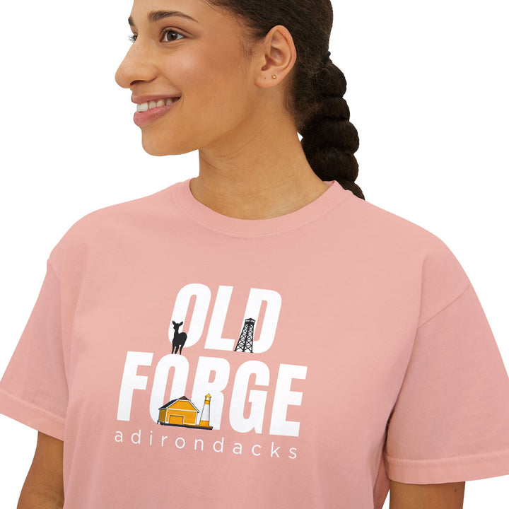 Old Forge Adirondacks Ladies Boxy Tee