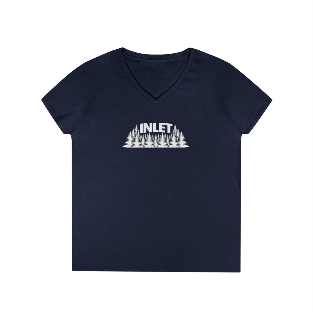 Inlet Trees Ladies V-Neck T-Shirt