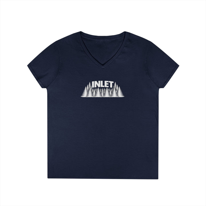 Inlet Trees Ladies V-Neck T-Shirt