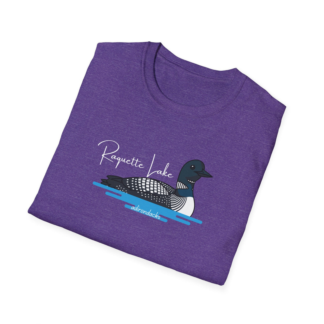 Raquette Lake Unisex T-Shirt - Loon