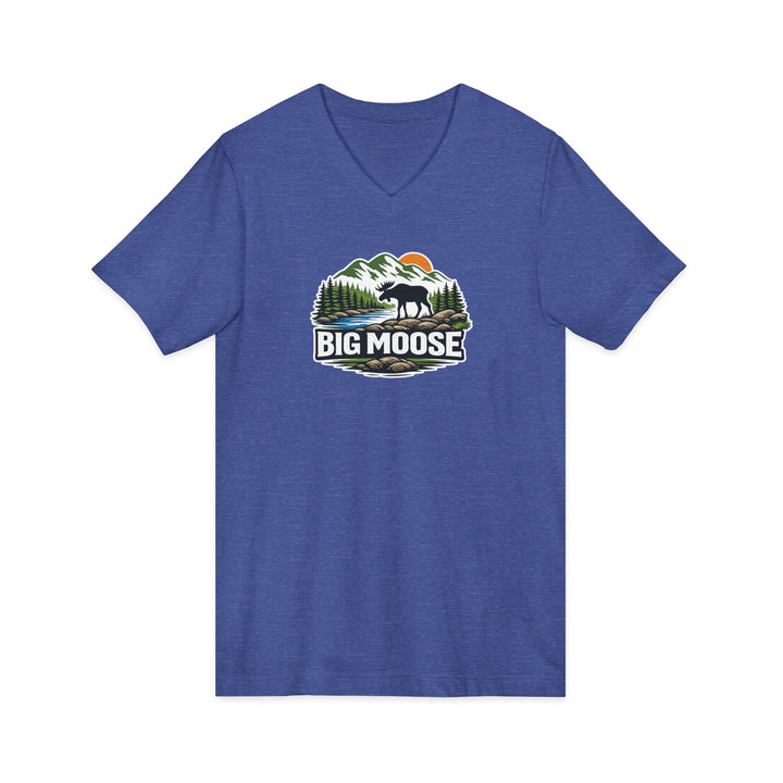 Big Moose Sunset Unisex V-Neck Tee