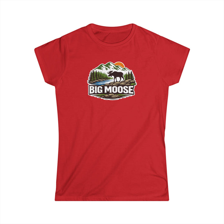 Big Moose Sunset Ladies Tee