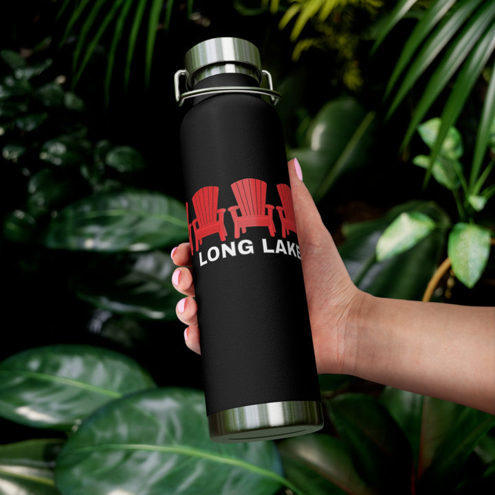 Long Lake ADK Chairs Stainless Water Bottle – 22oz