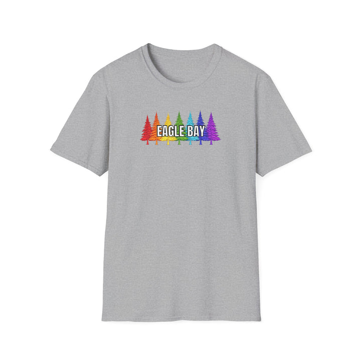 Eagle Bay Unisex T-Shirt - Rainbow Trees