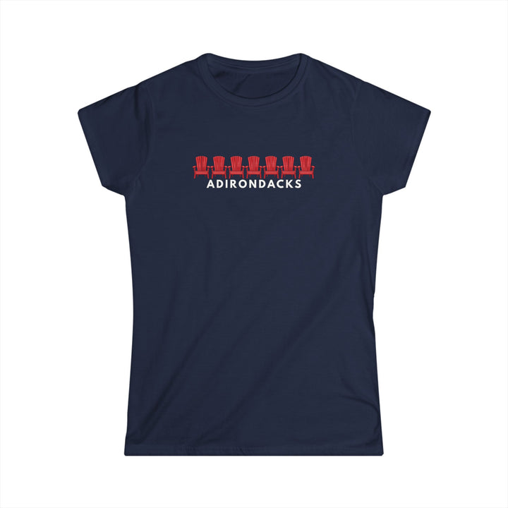 Adirondack Chairs Ladies T-Shirt