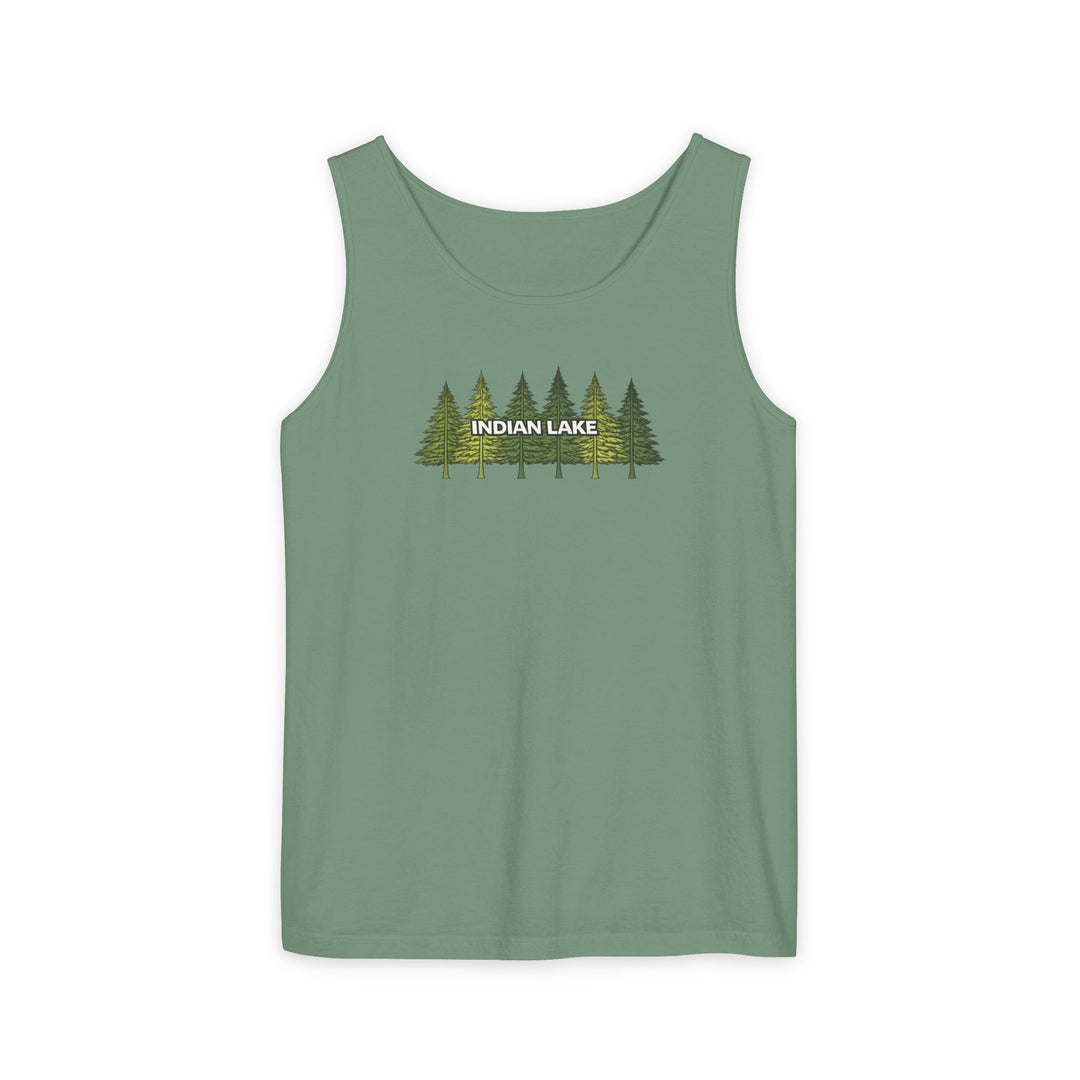 Indian Lake Unisex Tank - Pine Trees