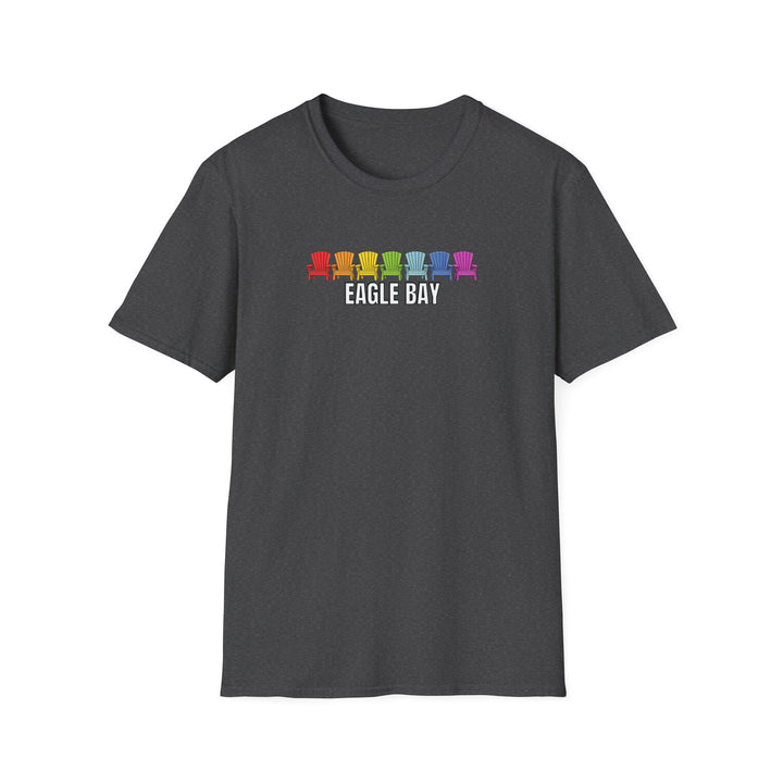 Eagle Bay Unisex T-Shirt - Rainbow Chairs