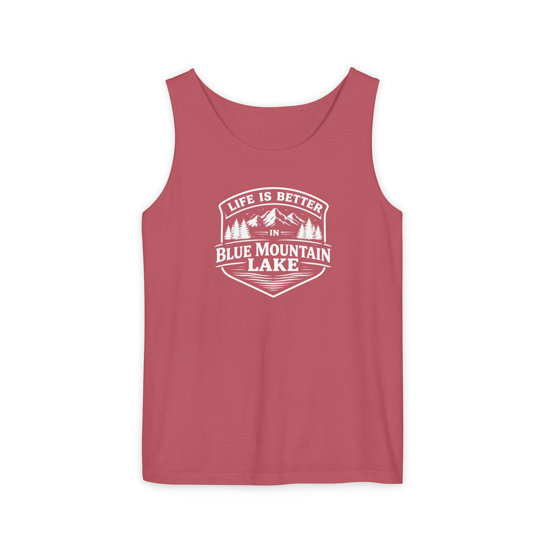 Life is Better in Blue Mountain Lake Unisex Tank