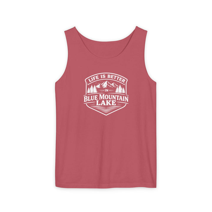 Life is Better in Blue Mountain Lake Unisex Tank