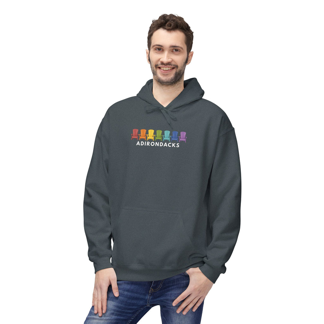Adirondacks Rainbow Chairs Hoodie