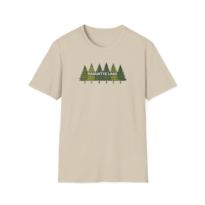 Raquette Lake Unisex T-Shirt - Pine Trees
