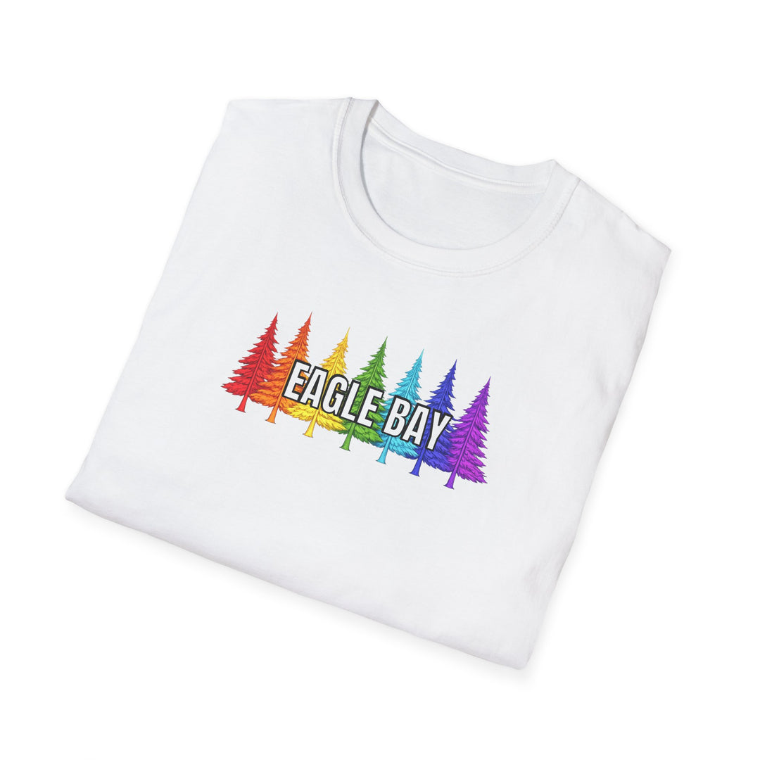 Eagle Bay Unisex T-Shirt - Rainbow Trees