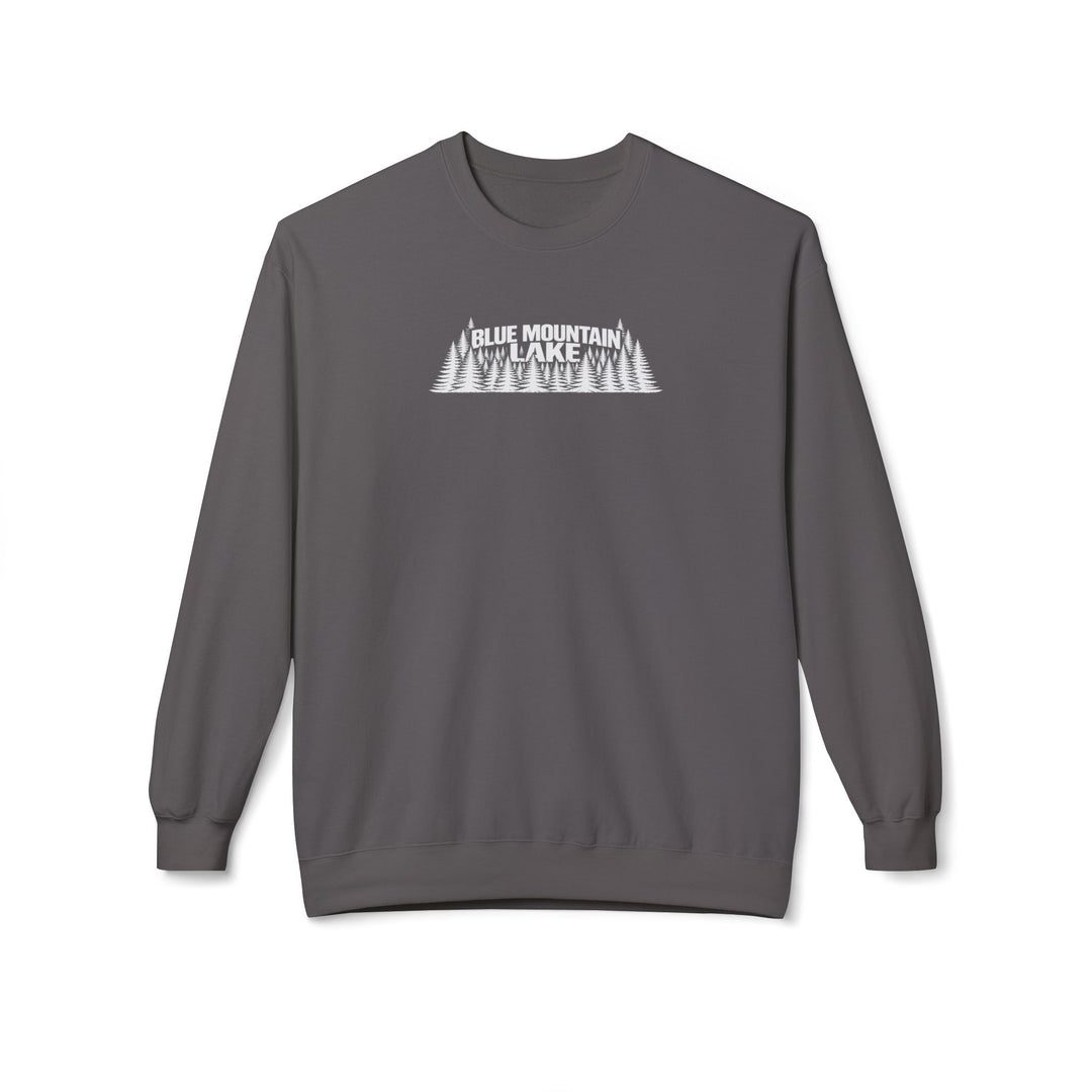 Blue Mountain Lake Trees Sweatshirt