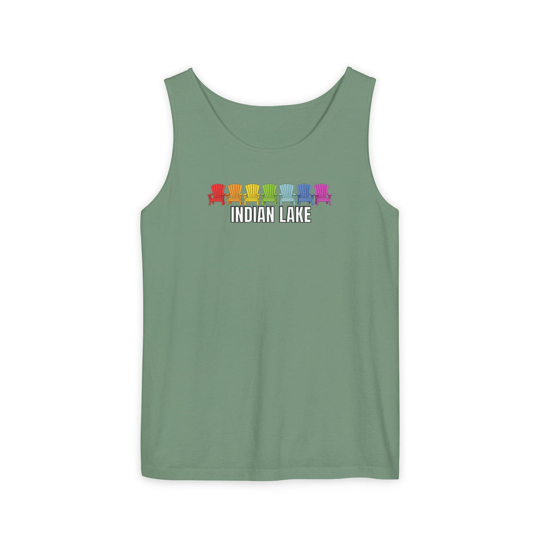 Indian Lake Unisex Tank - Rainbow Chairs