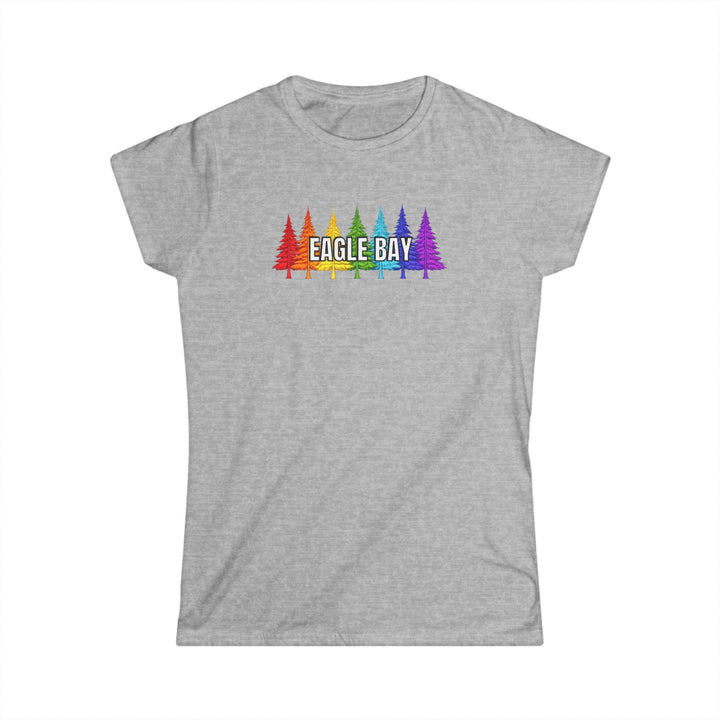 Eagle Bay Ladies Tee Rainbow Trees