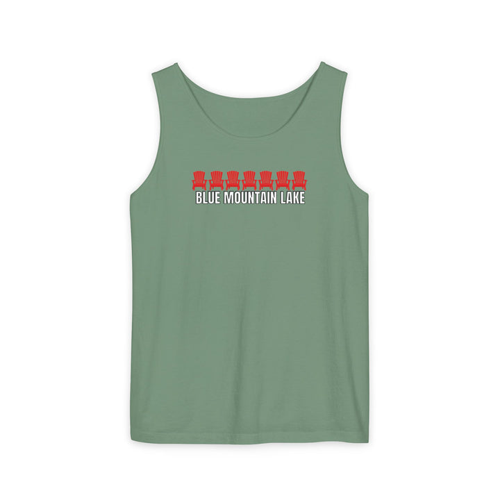 Blue Mountain Lake ADK Chairs Unisex Tank
