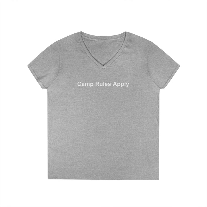 Camp Rules Apply Ladies V-Neck