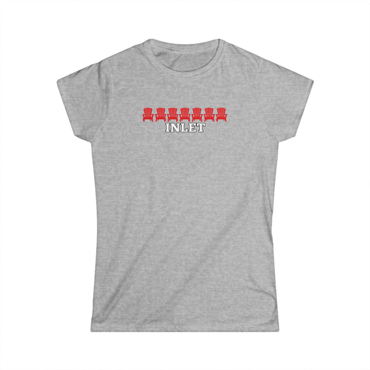 Inlet Ladies Tee - Red Chairs