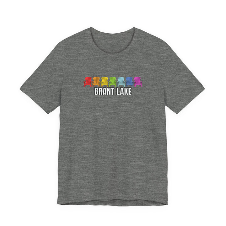Brant Lake Rainbow Adirondack Chairs Tee
