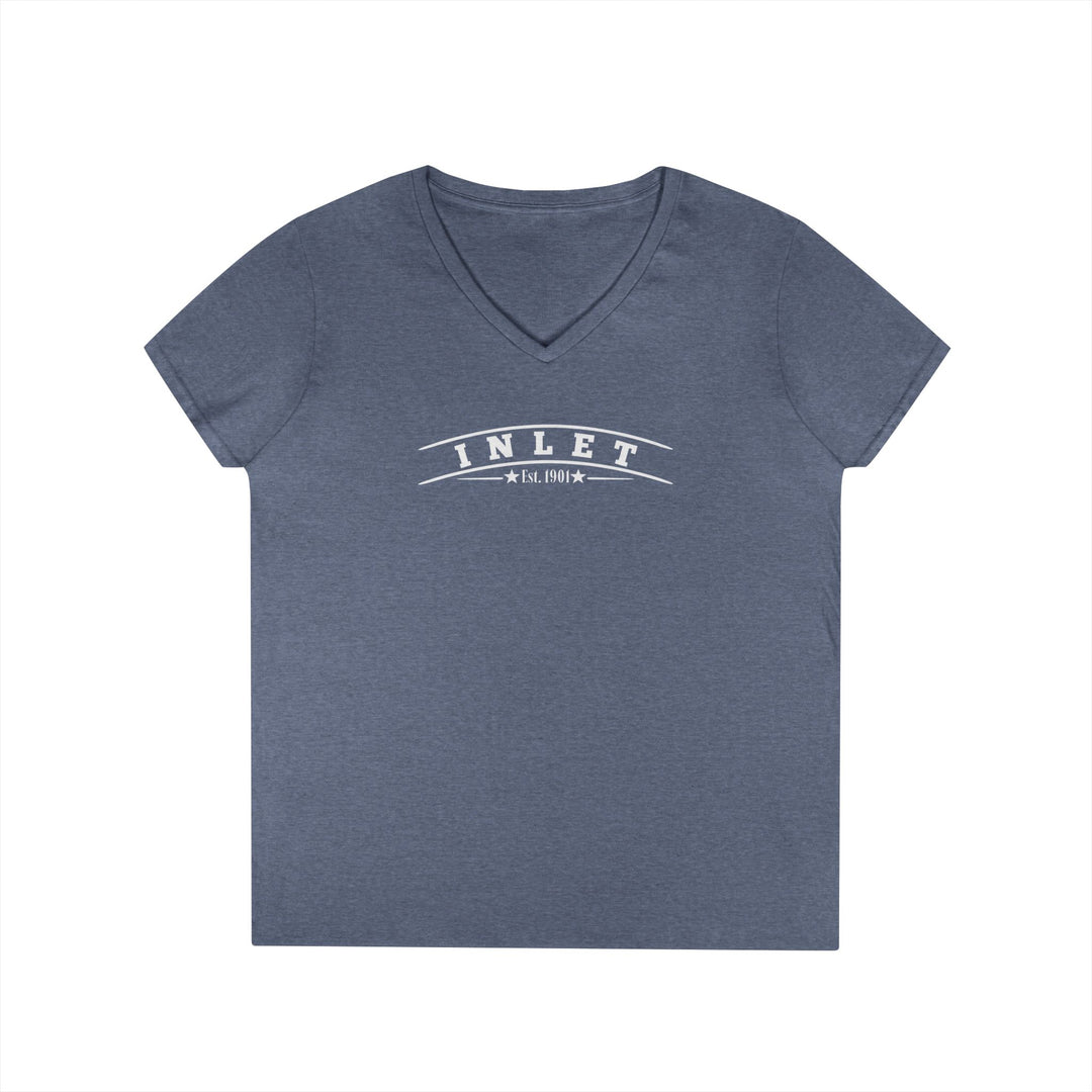 Inlet Ladies V-Neck T-Shirt - My Happy Place