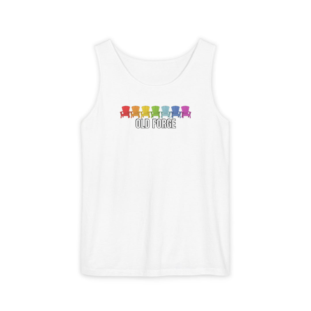 Old Forge Rainbow Chairs Unisex Tank