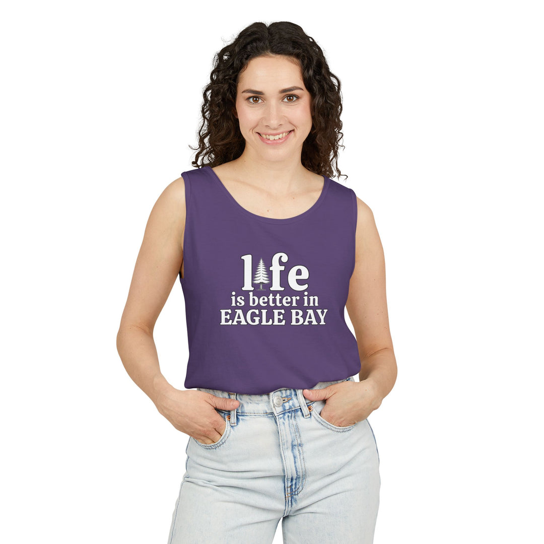 Life is Better in Eagle Bay Unisex Tank