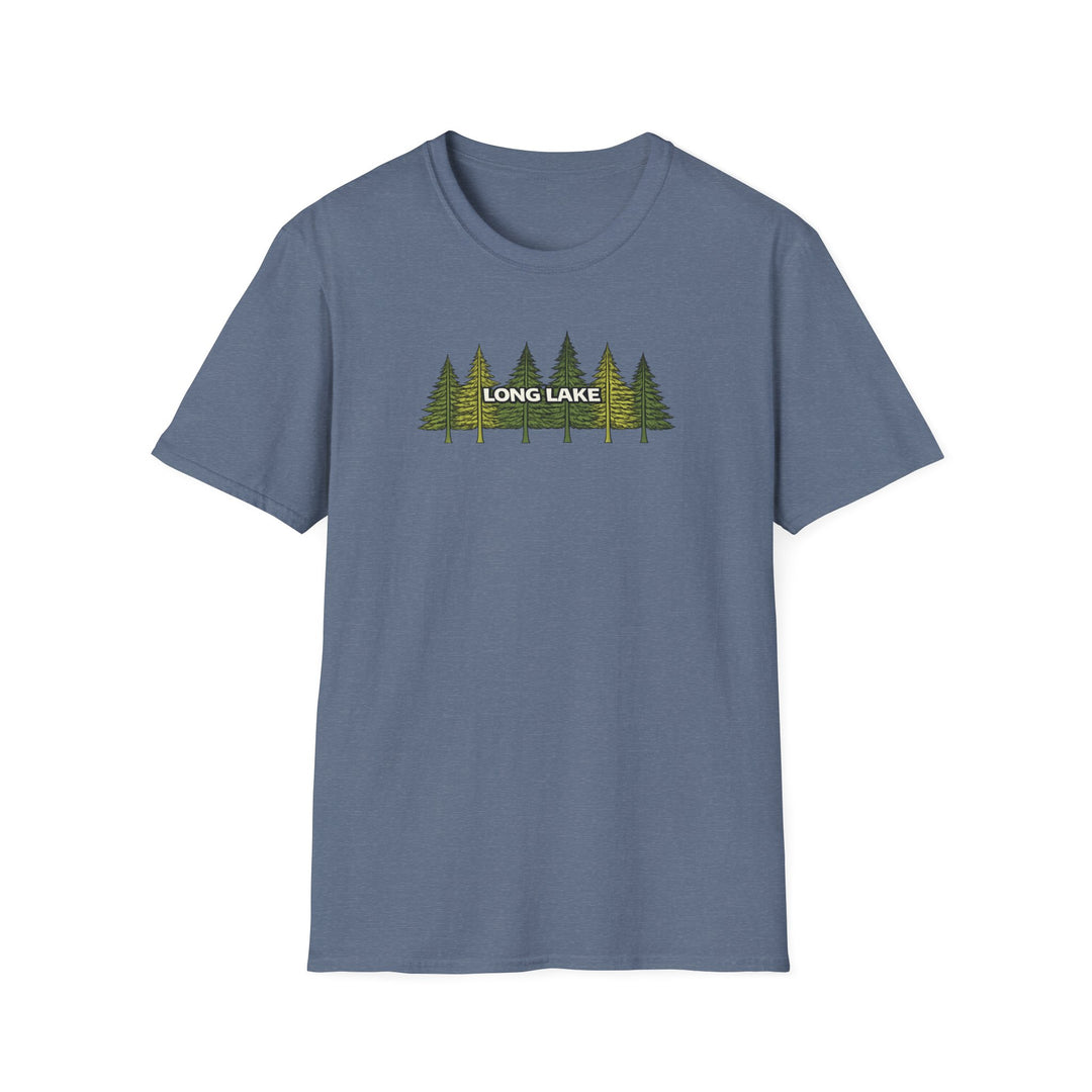 Long Lake Pine Trees Unisex T-Shirt