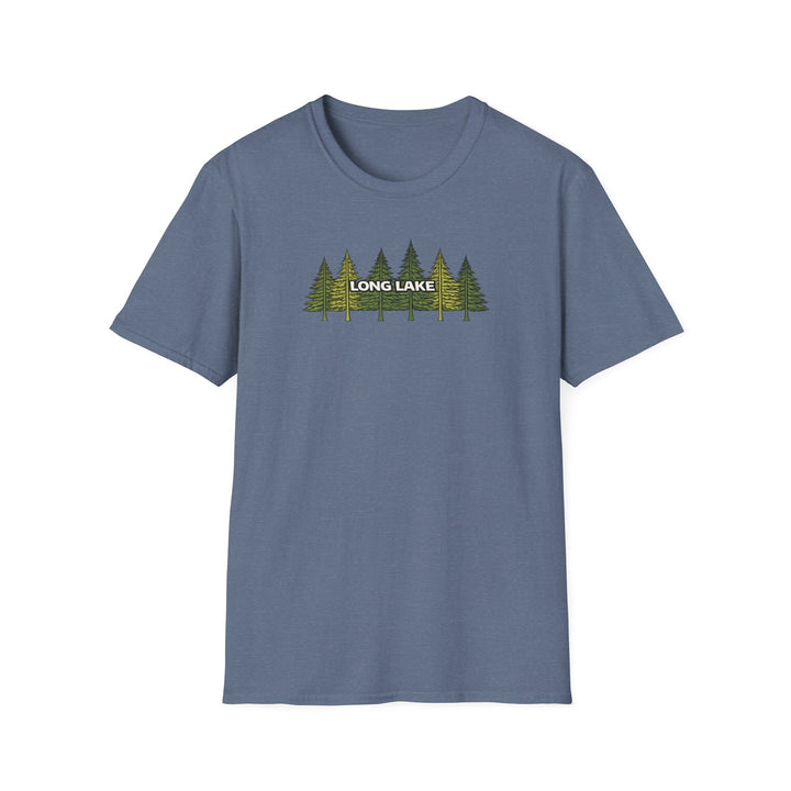 Long Lake Pine Trees Unisex T-Shirt