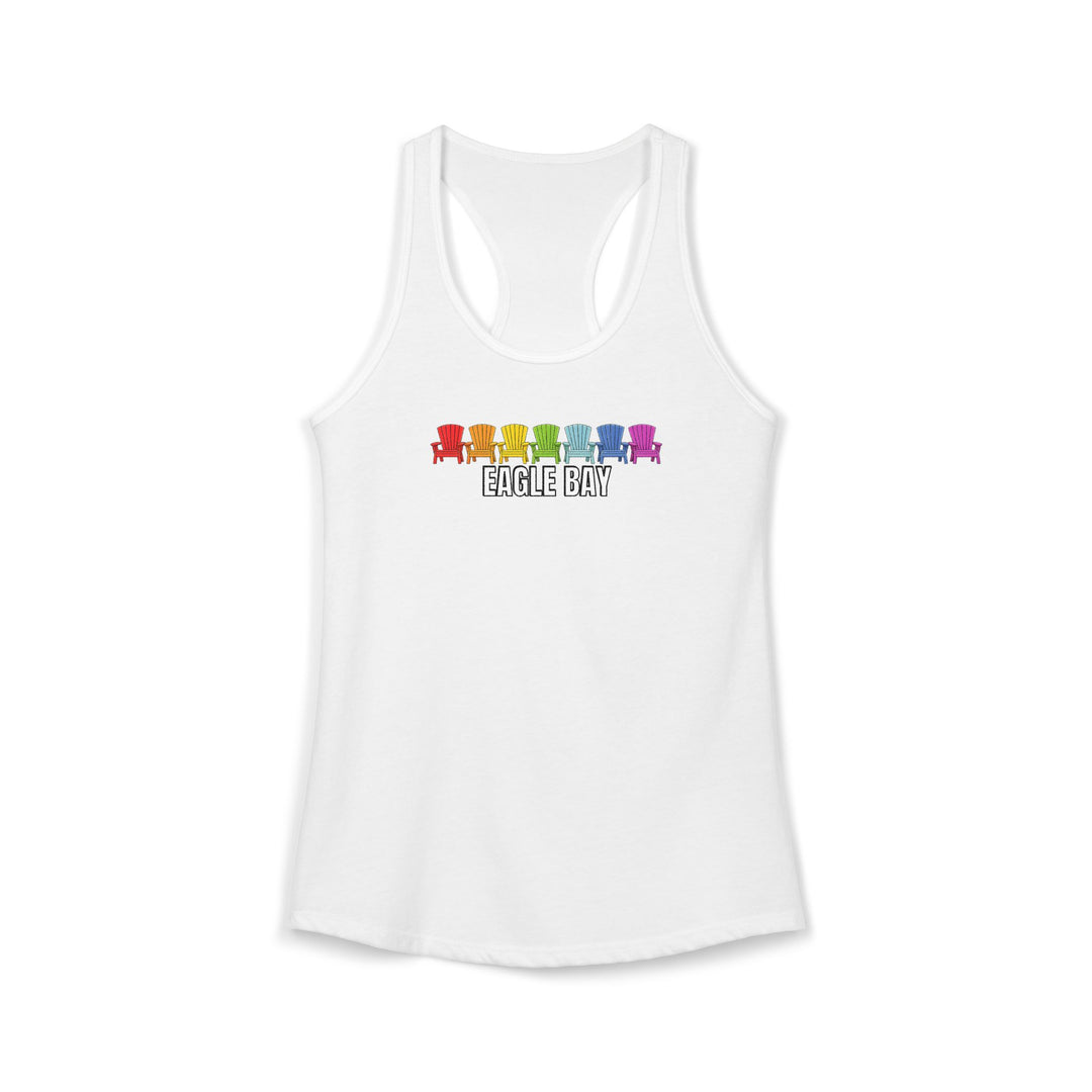 Eagle Bay Ladies Racerback - Rainbow Chairs
