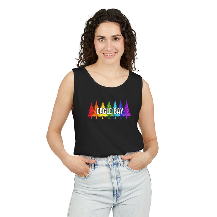 Eagle Bay Unisex Tank - Rainbow Trees