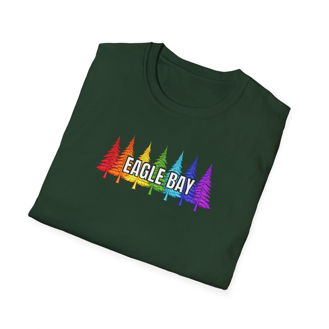 Eagle Bay Unisex T-Shirt - Rainbow Trees