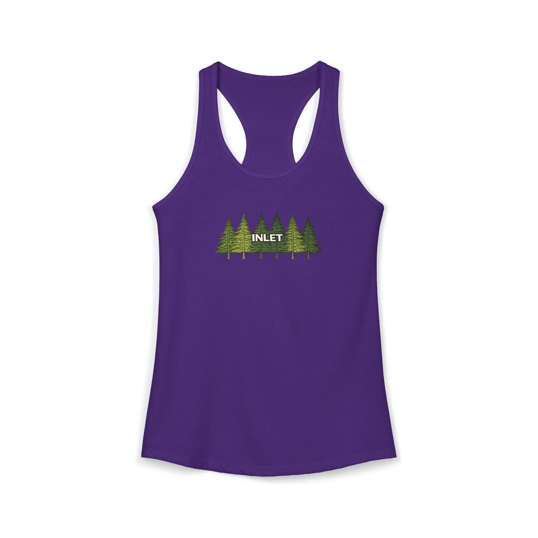 Inlet Ladies Racerback - Pine Trees