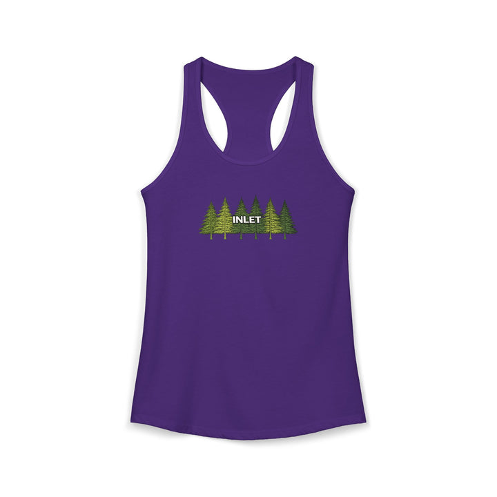 Inlet Ladies Racerback - Pine Trees