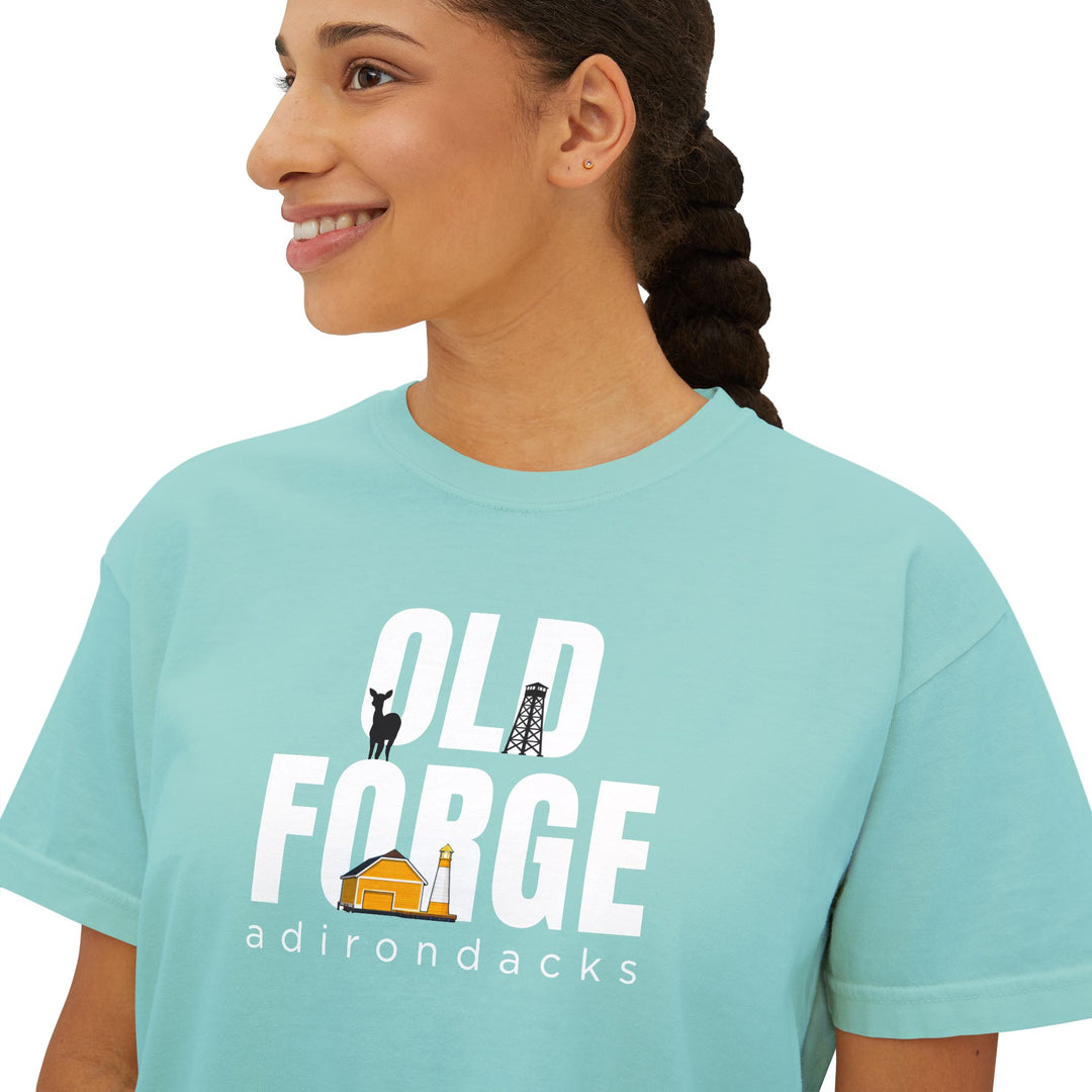 Old Forge Adirondacks Ladies Boxy Tee