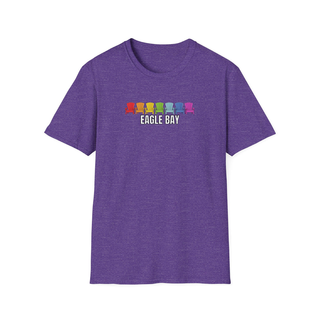 Eagle Bay Unisex T-Shirt - Rainbow Chairs