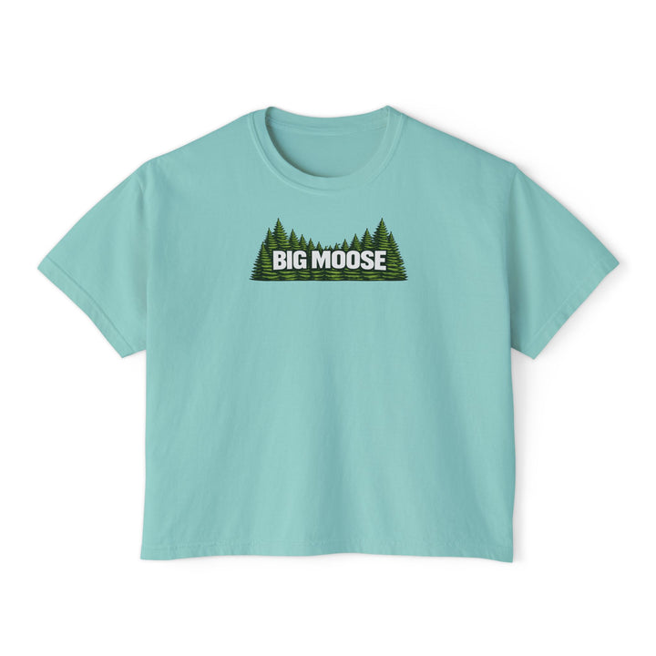Big Moose Trees Ladies Boxy Tee