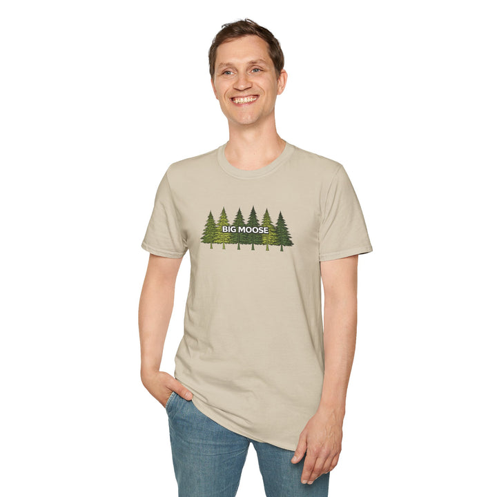 Big Moose Pine Tree T-Shirt