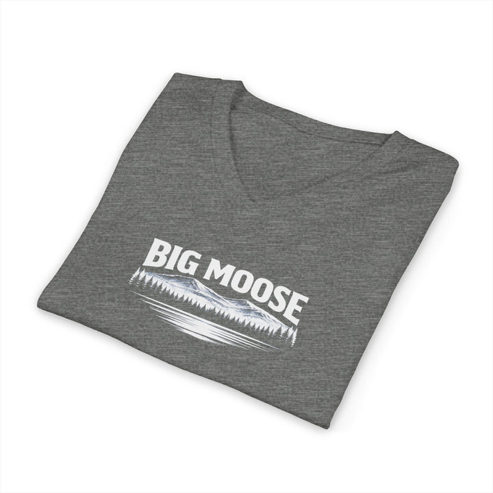 Big Moose Mtn Unisex V-Neck Tee
