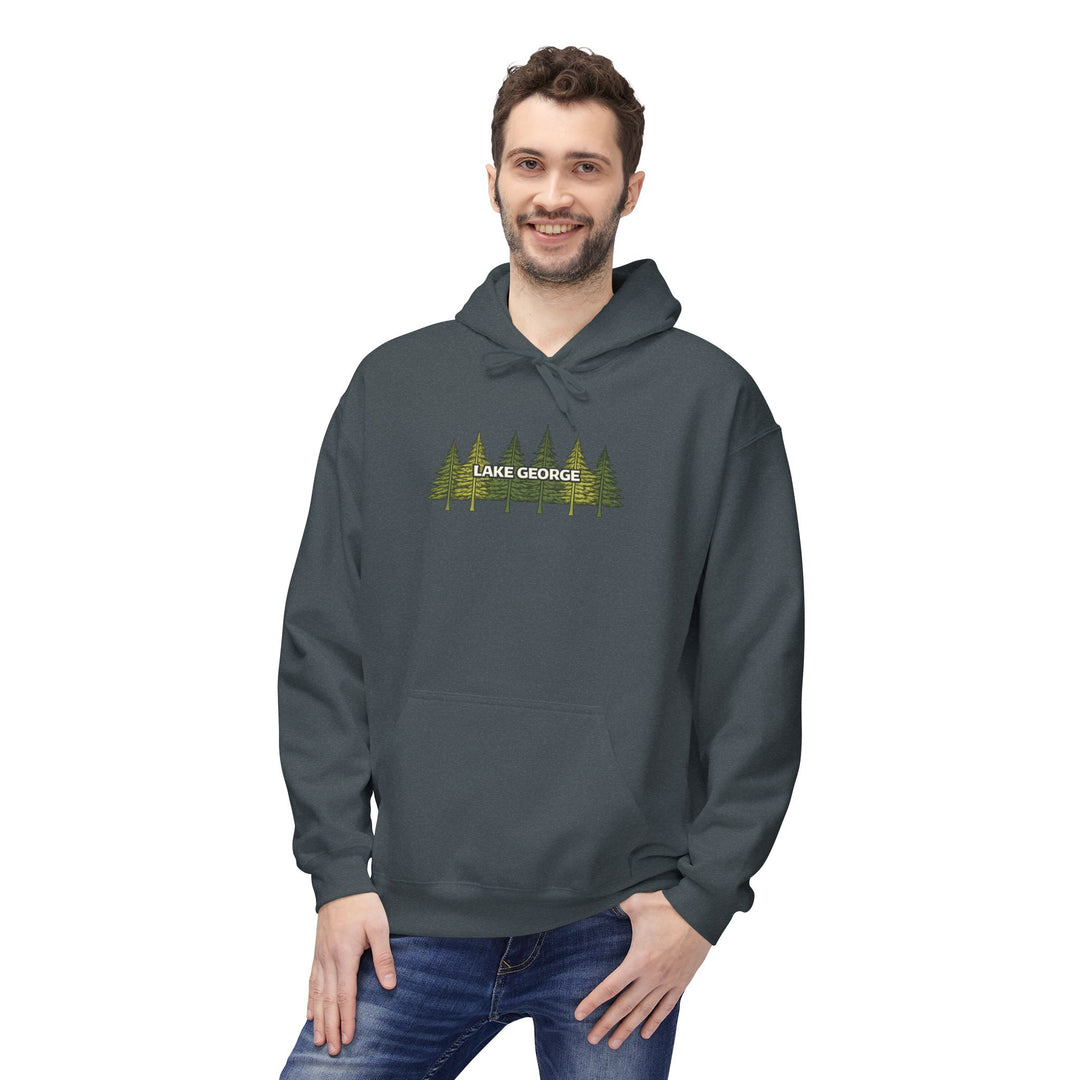 Lake George Hoodie - Green Trees